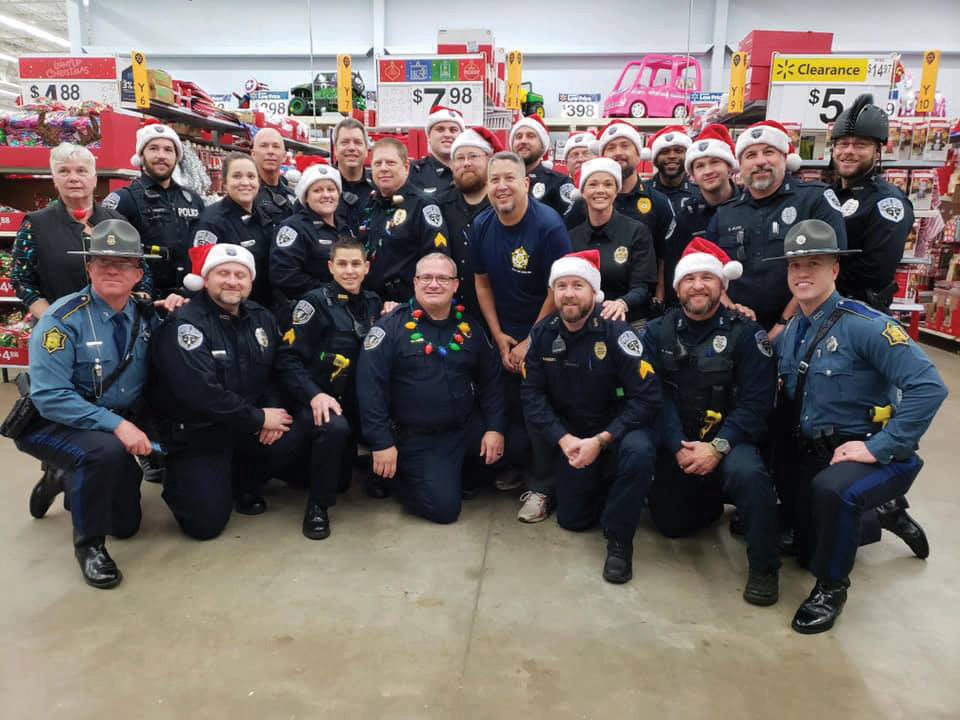 Santas with Badges